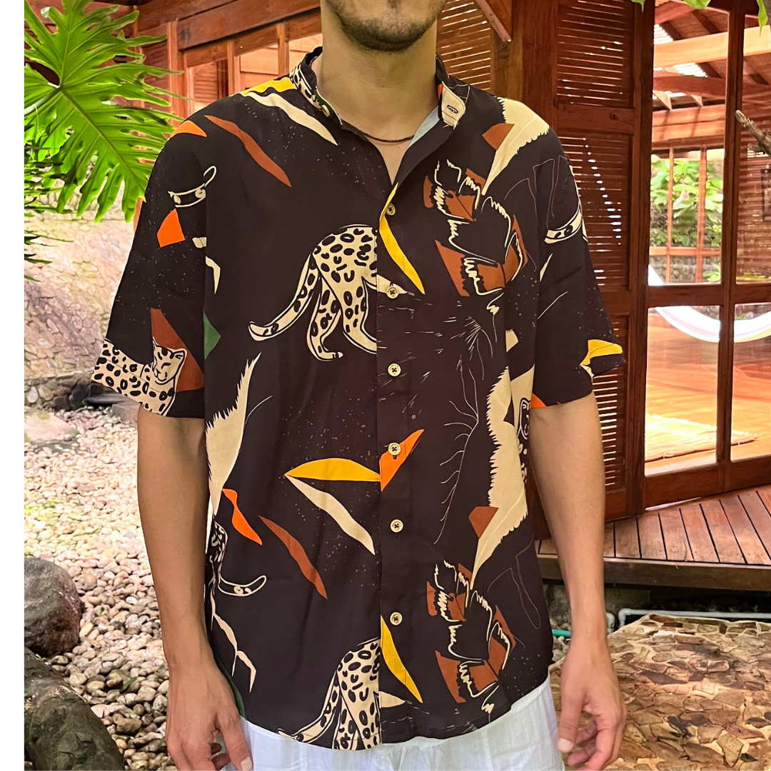 Camisa Manga Corta Jaguar Onca