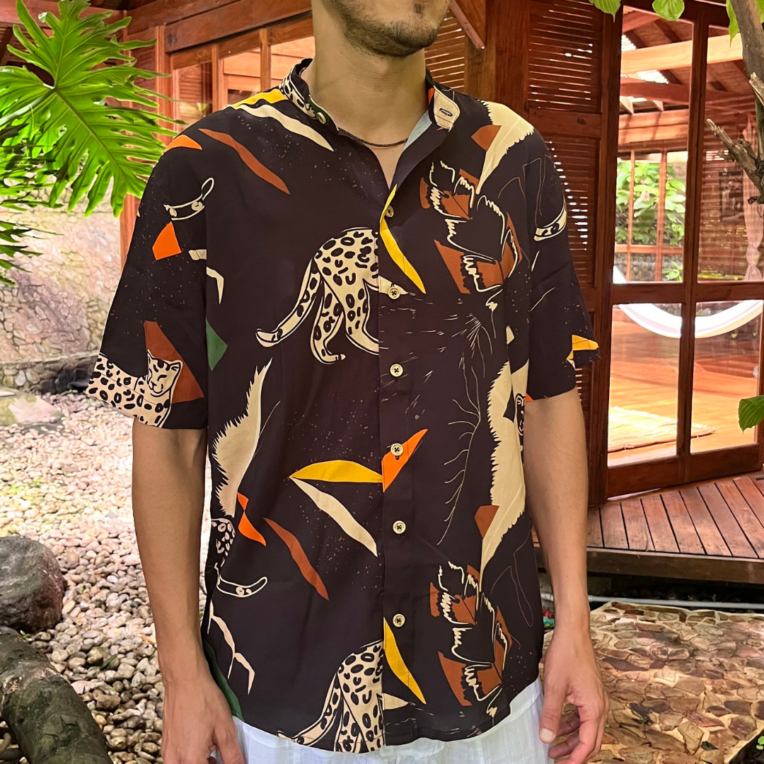 Camisa Manga Corta Jaguar Onca