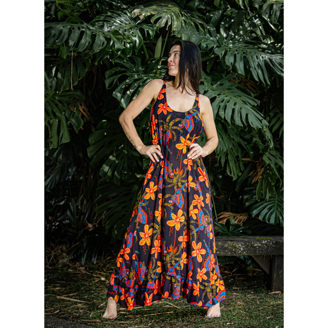 Vestido Largo Tropical