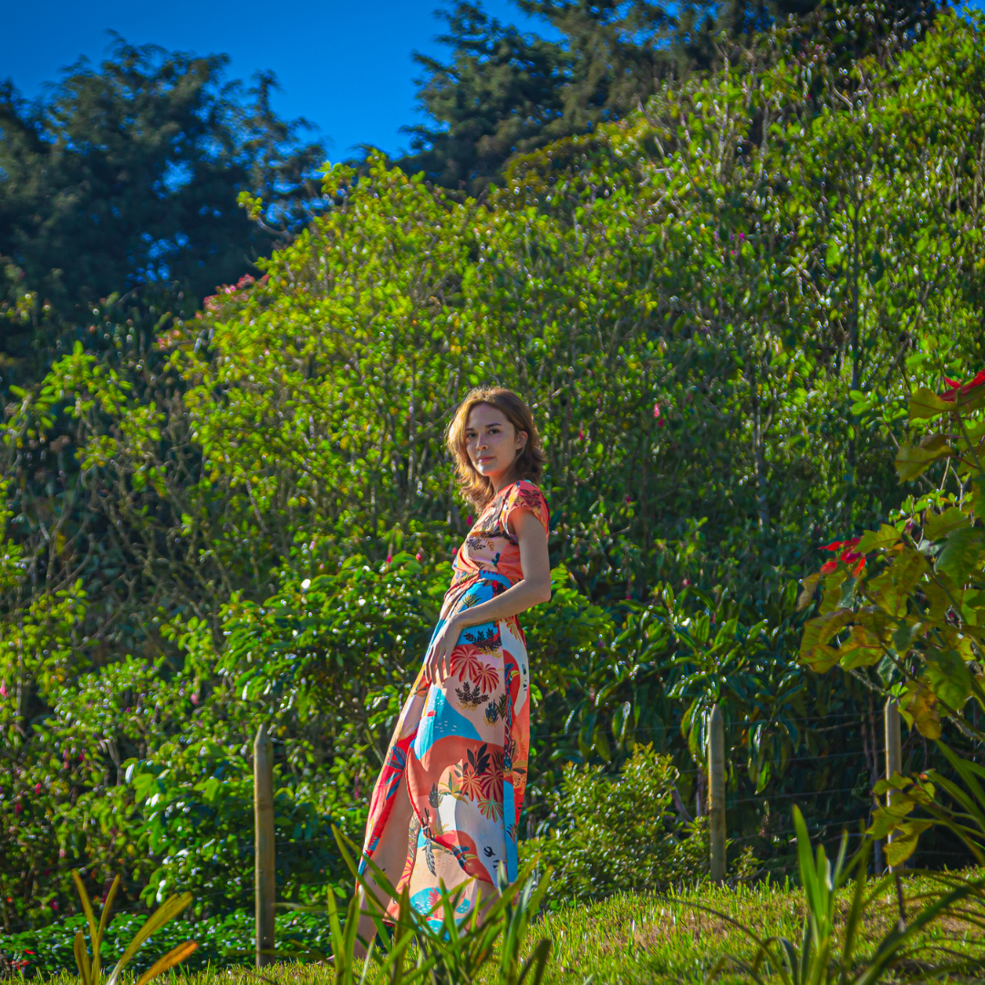 Vestido Cruzado Guacamaya