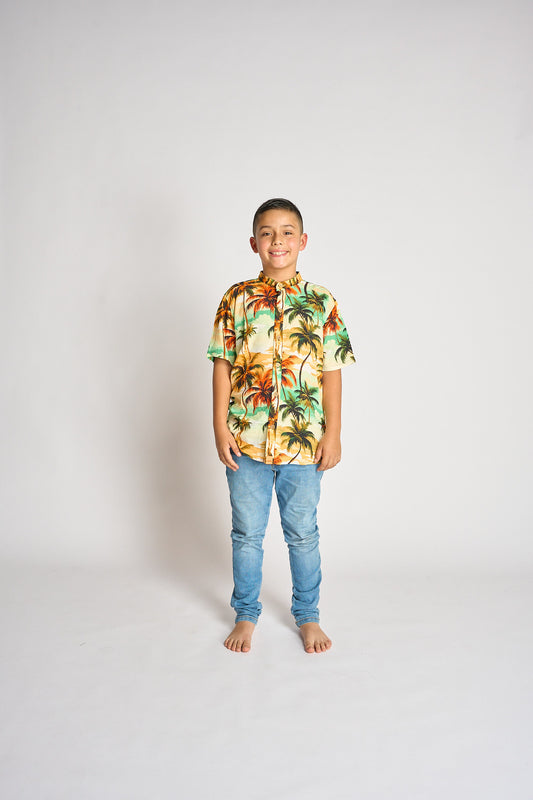 Camisa niño Palmeras