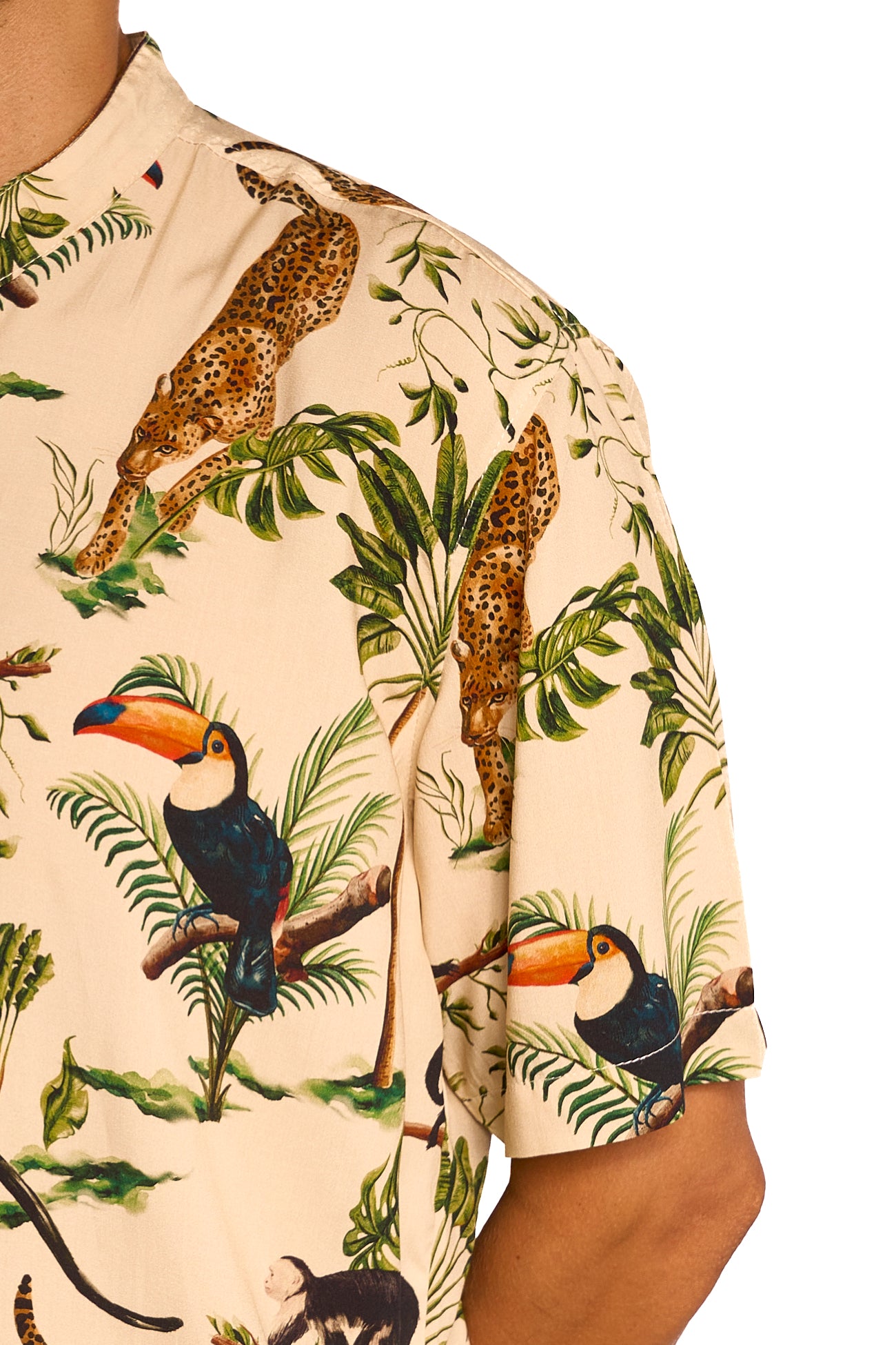 Camisa Manga corta bosque tropical