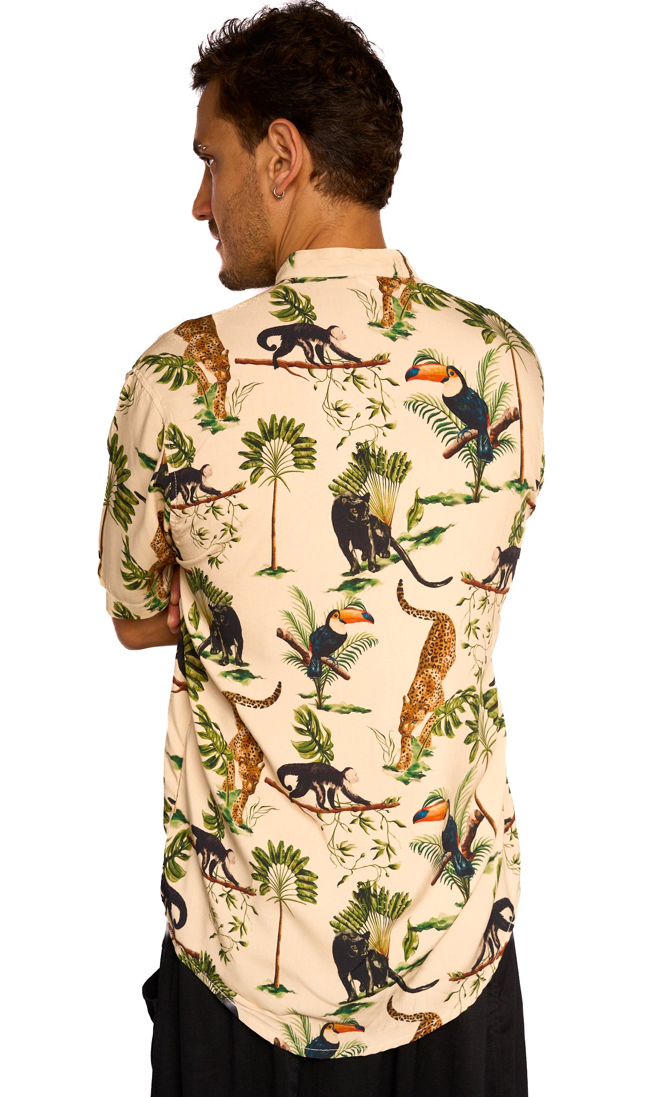 Camisa Manga corta bosque tropical