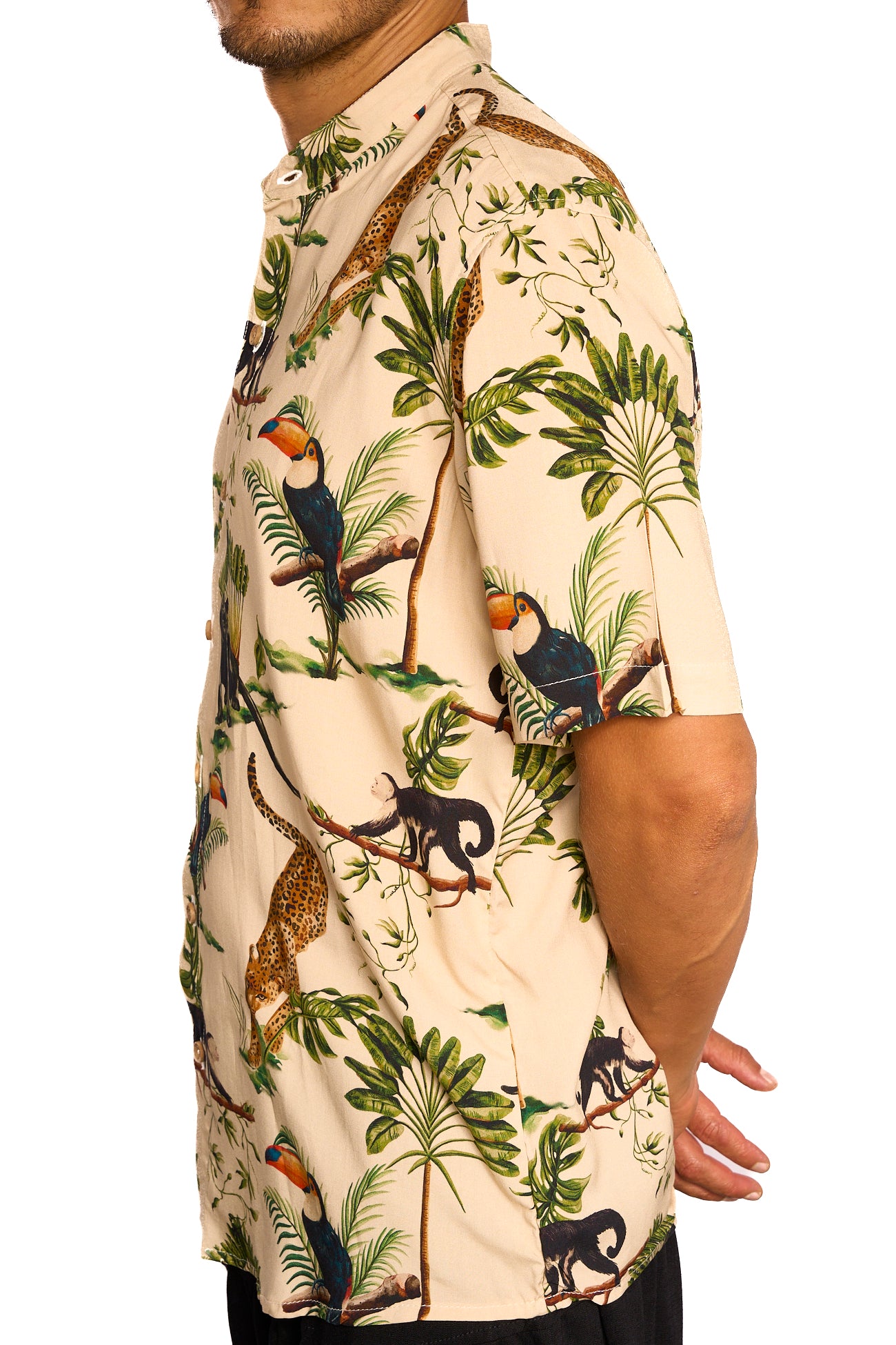 Camisa Manga corta bosque tropical